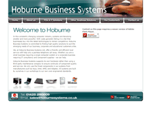 Tablet Screenshot of hoburnesystems.co.uk